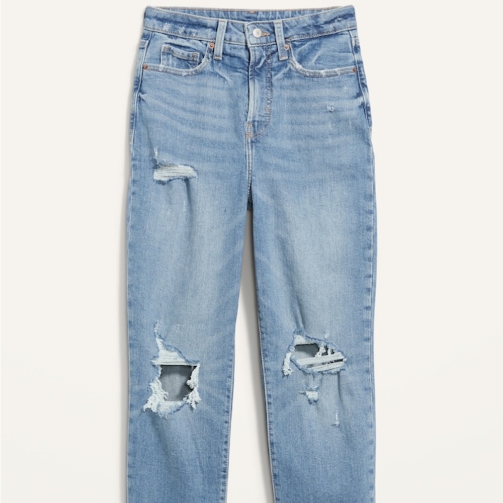 Higher Waisted O.G. Straight Jeans - Old Navy